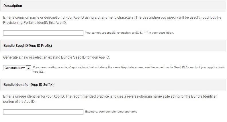 App ID