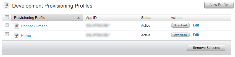 Provisioning Profile